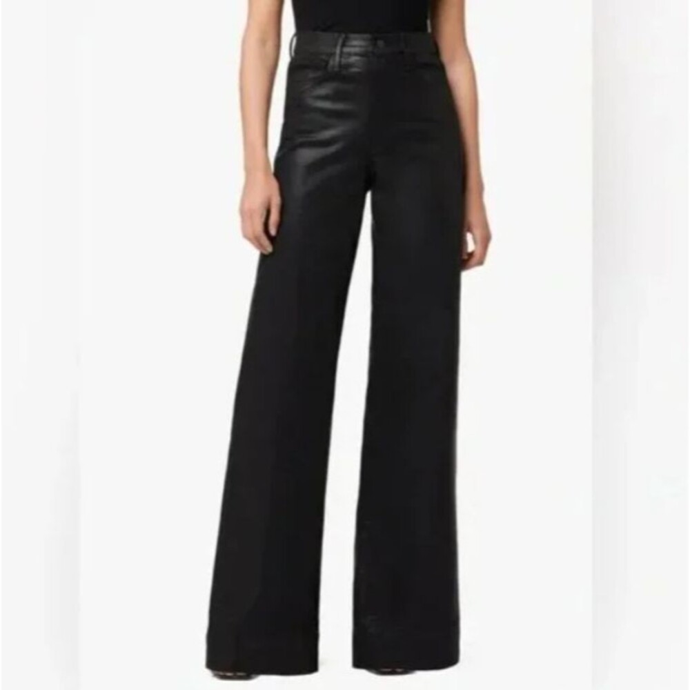 Joe's Jeans Women's Jeans The Mia High Rise Wide Leg in Black Coated size 31